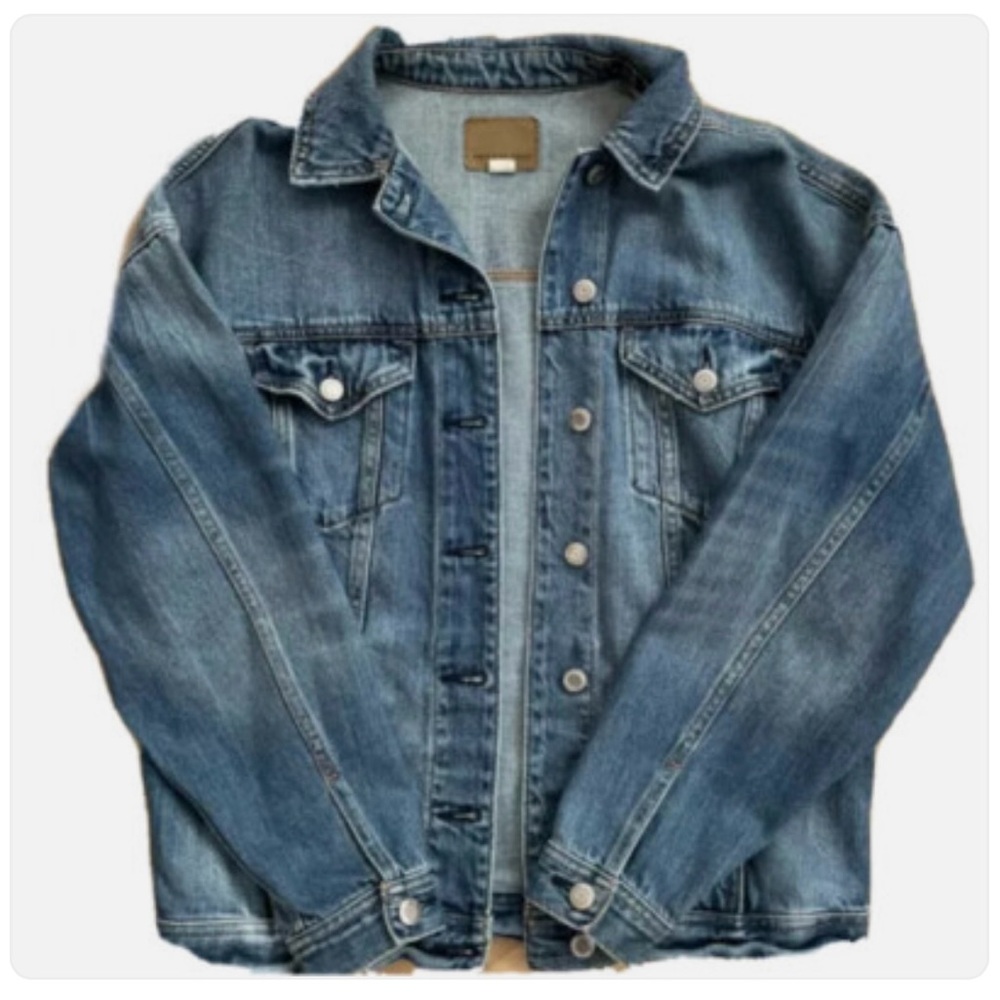 American Eagle Outfitters Men's Blue Denim Jacket